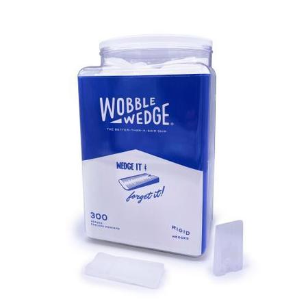 Wobble Wedge White Wobble Wedges, PK300 300